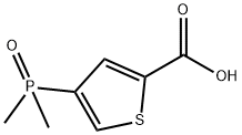 2-Thiophenecarboxylic acid, 4-(dimethylphosphinyl)- Structure