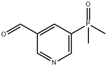 5-(dimethylphosphoryl)pyridine-3-carbaldehyde 구조식 이미지