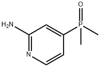 2-Pyridinamine, 4-(dimethylphosphinyl)- Structure