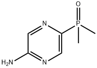 (5-Aminopyrazin-2-yl)dimethylphosphine oxide Structure