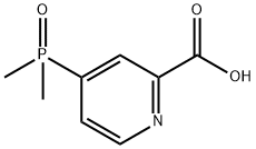 2-Pyridinecarboxylic acid, 4-(dimethylphosphinyl)- Structure