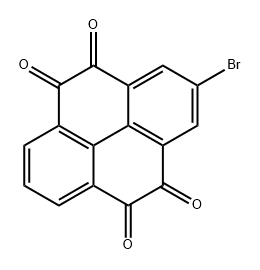 4,5,9,10-Pyrenetetrone, 2-bromo- Structure