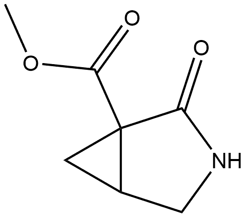 methyl 2-oxo-3-azabicyclo[3.1.0]hexane-1-carboxylate 구조식 이미지