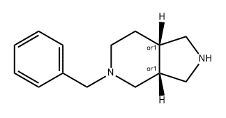 1H-Pyrrolo[3,4-c]pyridine, octahydro-5-(phenylmethyl)-, (3aR,7aS)-rel- Structure