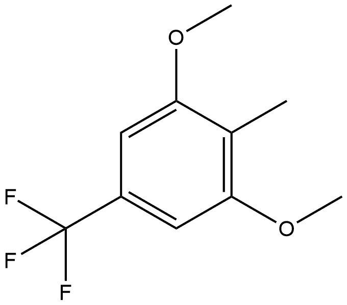 1,3-Dimethoxy-2-methyl-5-(trifluoromethyl)benzene Structure