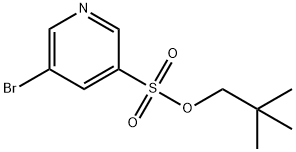 2,2-Dimethylpropyl 5-bromopyridine-3-sulfonate Structure