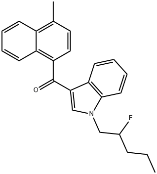 MAM2201 N-(2-fluoropentyl) isomer Structure