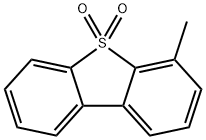 Dibenzothiophene, 4-methyl-, 5,5-dioxide 구조식 이미지