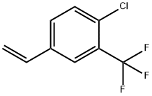 Benzene, 1-chloro-4-ethenyl-2-(trifluoromethyl)- Structure