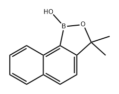 Naphth[1,2-c][1,2]oxaborole, 1,3-dihydro-1-hydroxy-3,3-dimethyl- Structure