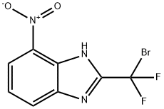 2-[Bromo(difluoro)methyl]-4-nitro-1H-benzimidazole 구조식 이미지