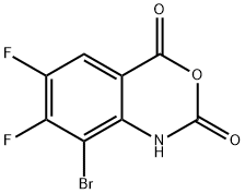 8-Bromo-6,7-difluoro-1H-3,1-benzoxazine-2,4-dione Structure