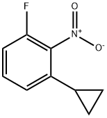 1-Cyclopropyl-3-fluoro-2-nitrobenzene Structure