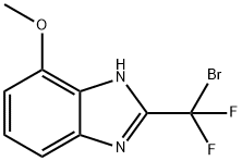 2-[Bromo(difluoro)methyl]-4-methoxy-1H-benzimidazole 구조식 이미지