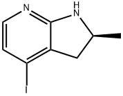 (2S)-4-Iodo-2-methyl-2,3-dihydro-1H-pyrrolo[2,3-b]pyridine Structure