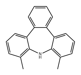 9H-Tribenz[b,d,f]azepine, 8,10-dimethyl- Structure