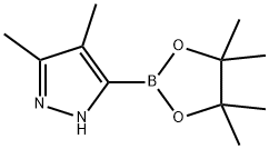 1H-Pyrazole, 3,4-dimethyl-5-(4,4,5,5-tetramethyl-1,3,2-dioxaborolan-2-yl)- Structure