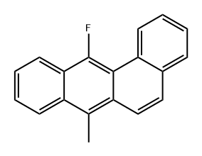 Benz[a]anthracene, 12-fluoro-7-methyl- Structure