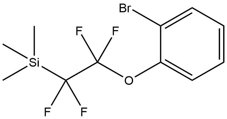 (2-(2-Bromophenoxy)-1,1,2,2-tetrafluoroethyl)trimethylsilane Structure