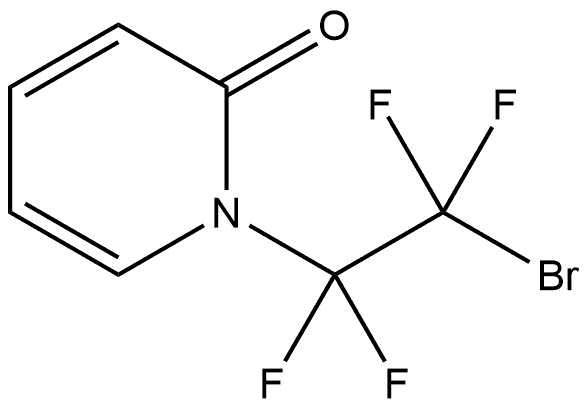 1-(2-Bromo-1,1,2,2-tetrafluoroethyl)pyridin-2(1H)-one Structure