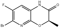 (3R)-6-Bromo-7-fluoro-3-methyl-1H-pyrido[2,3-b][1,4]oxazin-2(3H)-one 구조식 이미지
