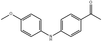 Ethanone, 1-[4-[(4-methoxyphenyl)amino]phenyl]- 구조식 이미지