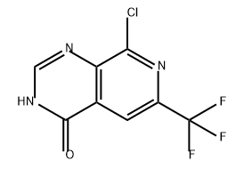 Pyrido[3,4-d]pyrimidin-4(3H)-one, 8-chloro-6-(trifluoromethyl)- Structure