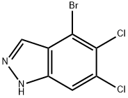 4-Bromo-5,6-dichloro-1H-indazole 구조식 이미지