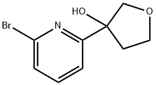 3-(6-bromo-2-pyridyl)tetrahydrofuran-3-ol Structure