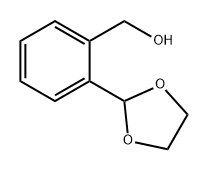 Benzenemethanol, 2-(1,3-dioxolan-2-yl)- Structure