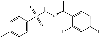 N'-(1-(2,4-difluorophenyl)ethylidene)-4-methylbenzenesulfonohydrazide Structure