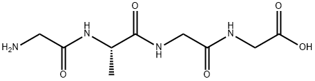 Glycine, glycyl-L-alanylglycyl- Structure