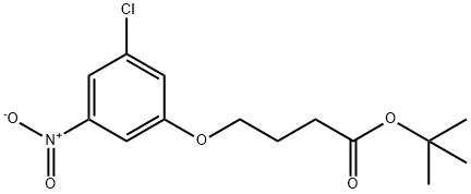 1,1-Dimethylethyl 4-(3-chloro-5-nitrophenoxy)butanoate Structure