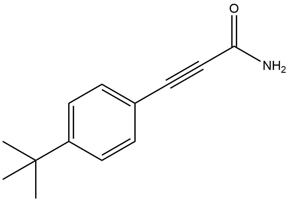 3-[4-(1,1-Dimethylethyl)phenyl]-2-propynamide Structure