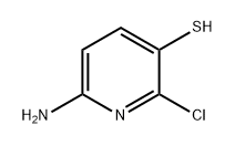 3-Pyridinethiol, 6-amino-2-chloro- 구조식 이미지