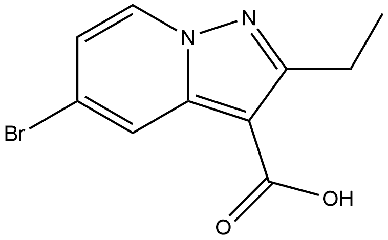 5-Bromo-2-ethylpyrazolo[1,5-a]pyridine-3-carboxylic acid Structure