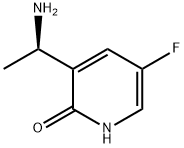 2(1H)-Pyridinone, 3-[(1R)-1-aminoethyl]-5-fluoro- 구조식 이미지