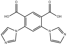 1,3-Benzenedicarboxylic acid, 4,6-di-1H-imidazol-1-yl- 구조식 이미지