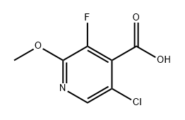 5-Chloro-3-fluoro-2-methoxyisonicotinic acid Structure