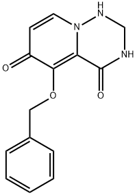 2,3-Dihydro-5-(phenylmethoxy)-1H-pyrido[2,1-f][1,2,4]triazine-4,6-dione Structure