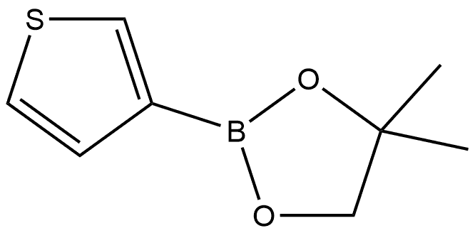 4,4-Dimethyl-2-(3-thienyl)-1,3,2-dioxaborolane Structure