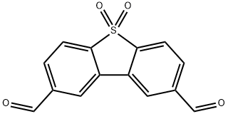 2,8-Dibenzothiophenedicarboxaldehyde, 5,5-dioxide Structure