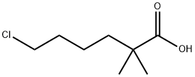 Hexanoic acid, 6-chloro-2,2-dimethyl- Structure