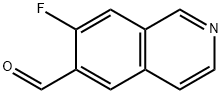 6-Isoquinolinecarboxaldehyde, 7-fluoro- Structure