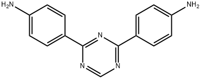 Benzenamine, 4,4'-(1,3,5-triazine-2,4-diyl)bis- Structure