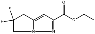 ethyl 5,5-difluoro-5,6-dihydro-4H-pyrrolo[1,2-b]pyrazole-2-carboxylate Structure