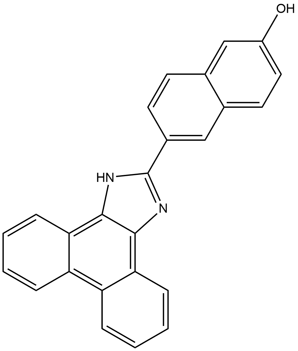 6-(1H-phenanthro[9,10-d]imidazol-2-yl)naphthalen-2-ol Structure