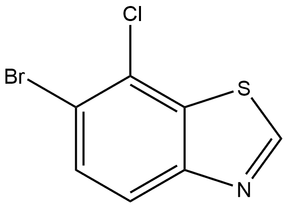 6-bromo-7-chlorobenzo[d]thiazole Structure