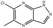 1H-Pyrazolo[3,4-b]pyrazine, 6-chloro-5-methyl- Structure