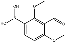 (3-Formyl-2,4-dimethoxyphenyl)boronic acid Structure